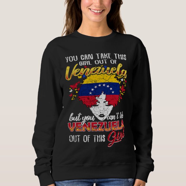 Venezuela Venezuelan Girl T Shirt (Framsida)