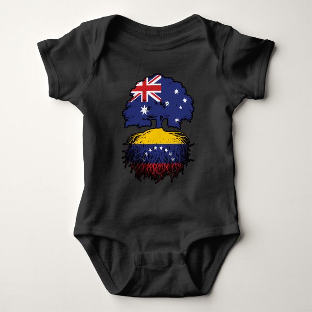 Venezuela Venezuelas australiska Träd T Shirt (Framsida)