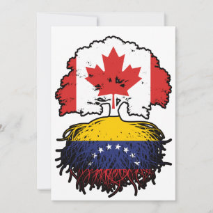 Venezuela Venezuelas kanadensiska kanadensiska Trä Inbjudningar