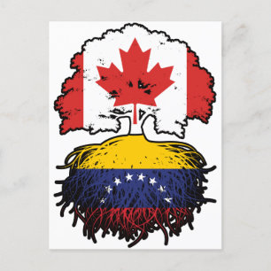 Venezuela Venezuelas kanadensiska kanadensiska Trä Vykort