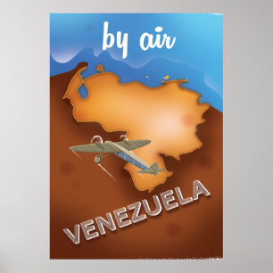 venezuela vintage resor poster