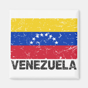 Venezuela vintageflagga magnet