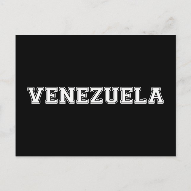 Venezuela Vykort (Framsida)
