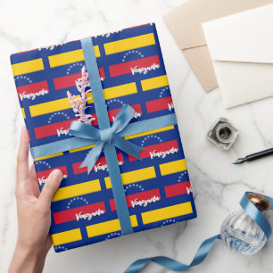 Venezuela Wrapping Papper, Venezuelas Flagga-patri Presentpapper