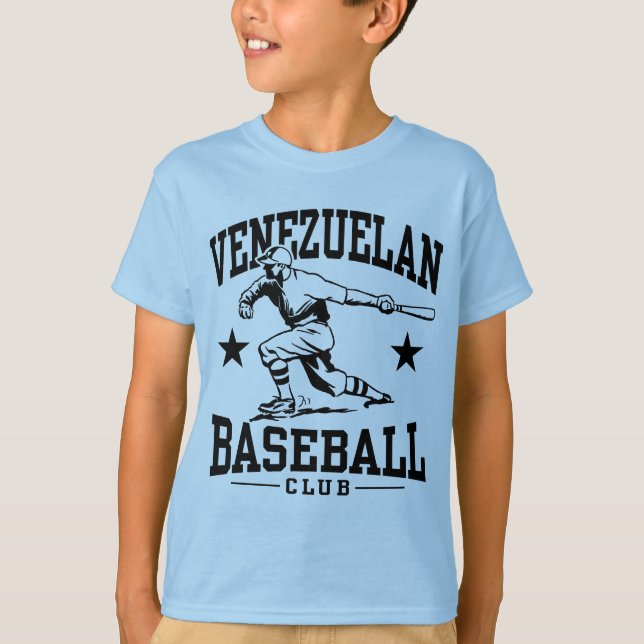 Venezuelan Baseball T Shirt (Framsida)