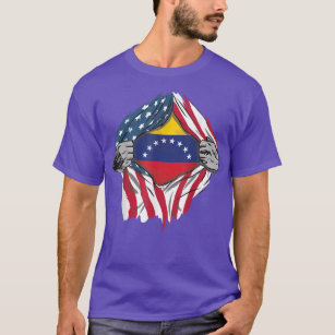 Venezuelan Blood Inside Me Venezuela Flagga Bander T Shirt