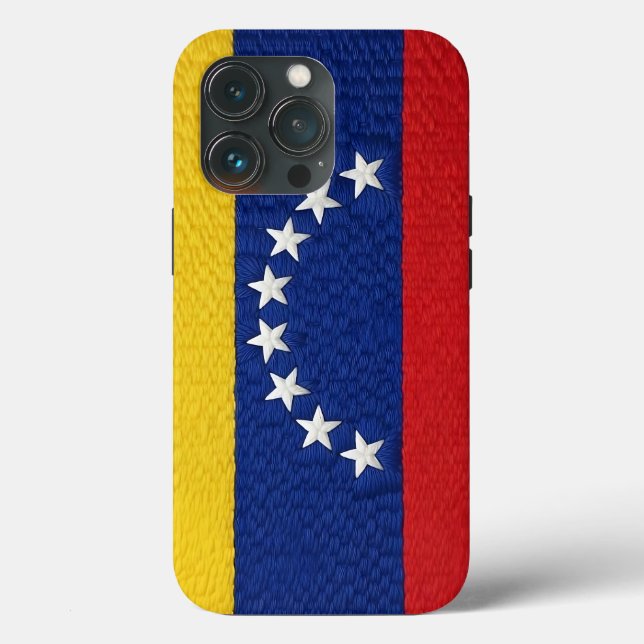 Venezuelan flag embroidery style design (Baksida )