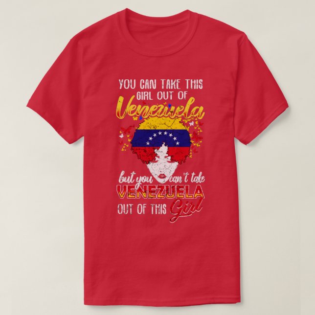 Venezuelan Girl T Shirt (Design framsida)