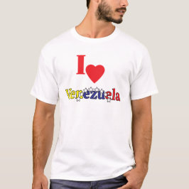 venezuelan, mens heart, i love Venezuela ,Caracas T Shirt