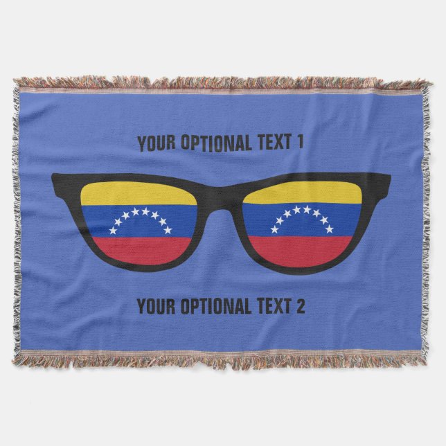 Venezuelan Shades anpassningsbar throw filt (Framsidan)