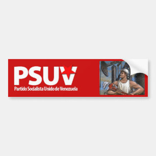 venezuelan socialistiskt party Hugo Chavez Bildekal