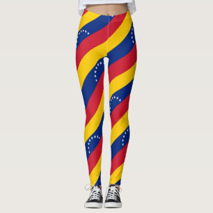Venezuelanskt patriotiskt för Venezuela flagga Leggings