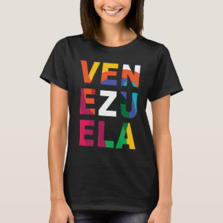 Venezuelas färgstarka t shirt