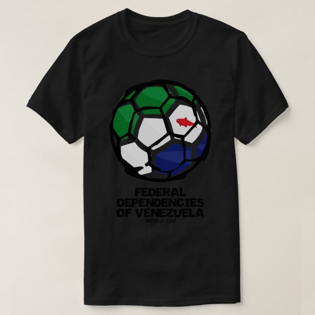 Venezuelas federala distrikt Land Flagga T Shirt (Design framsida)