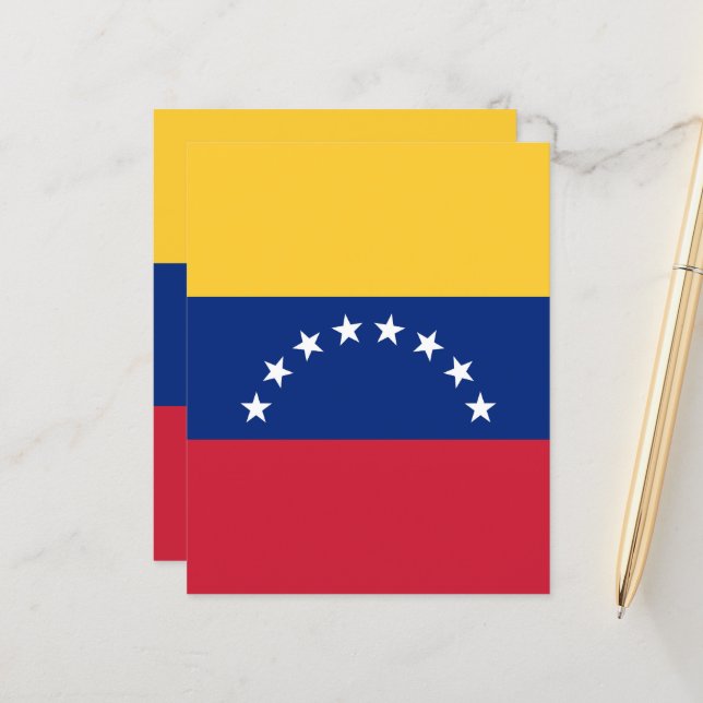 Venezuelas flagga (Fram/Back In Situ)