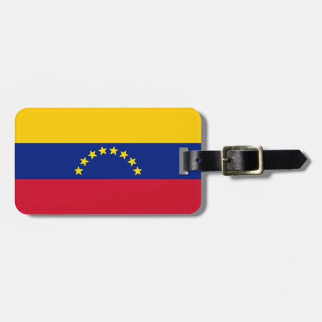 Venezuelas flagga bagagebricka (Horisontell Framsida)