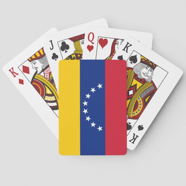 Venezuelas flagga casinokort (Baksidan)