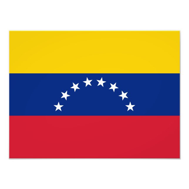 Venezuelas flagga fototryck (Framsidan)