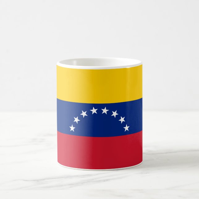 Venezuelas flagga kaffemugg (Center)