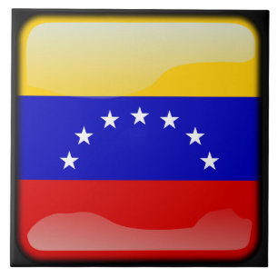 Venezuelas flagga kakelplatta