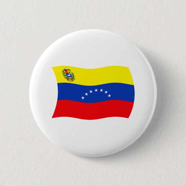 Venezuelas flagga knapp (Framsida)