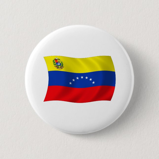 Venezuelas flagga knapp (Framsida)