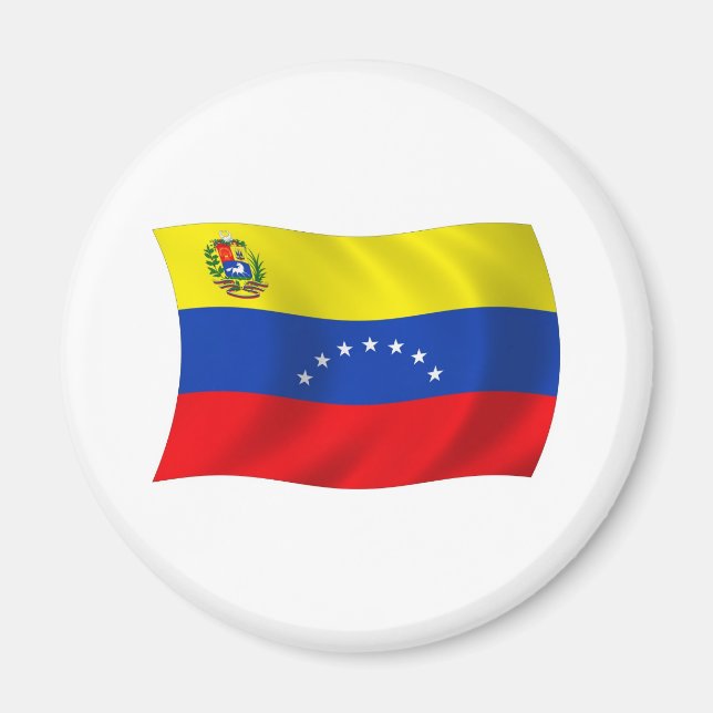 Venezuelas flagga magnet (Framsidan)