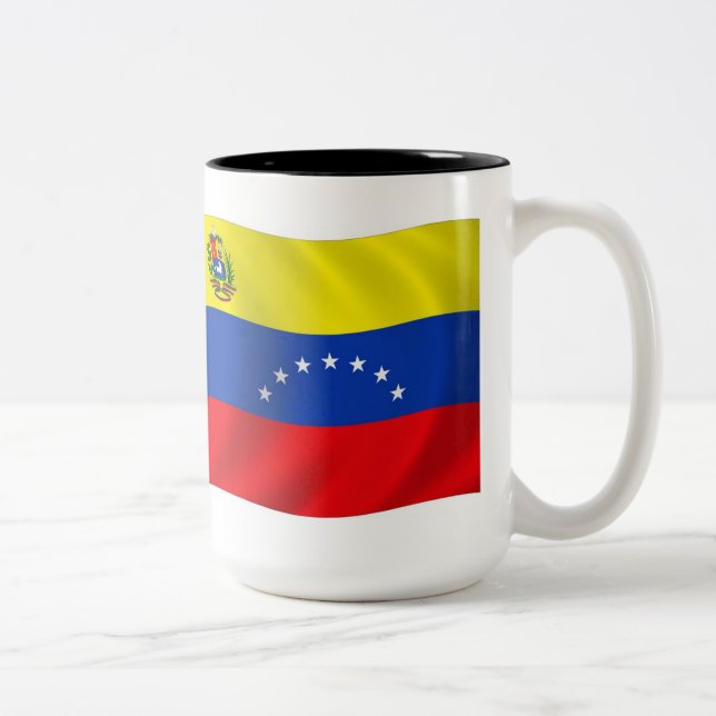 Venezuelas flagga mugg (Höger)