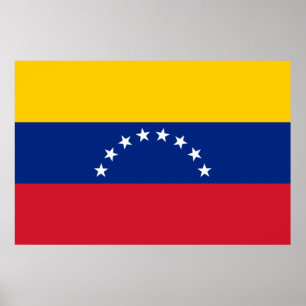 Venezuelas Flagga Poster
