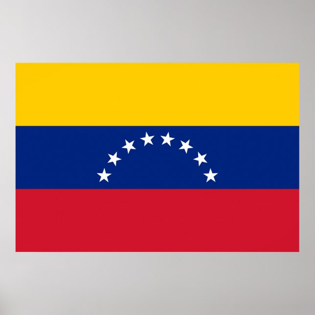 Venezuelas Flagga Poster (Framsidan)