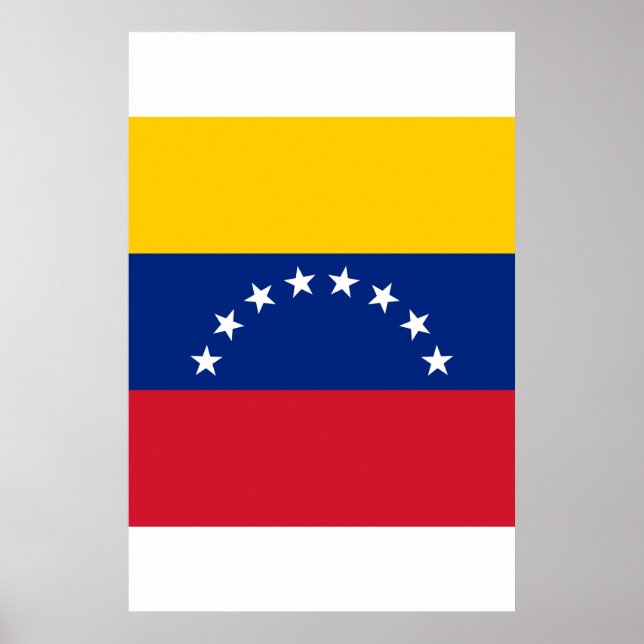 Venezuelas flagga poster (Framsidan)