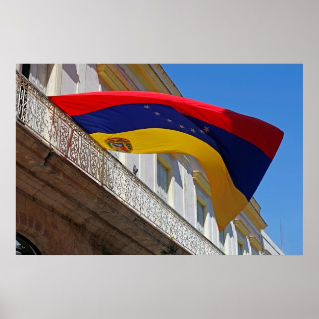 Venezuelas flagga poster (Framsidan)