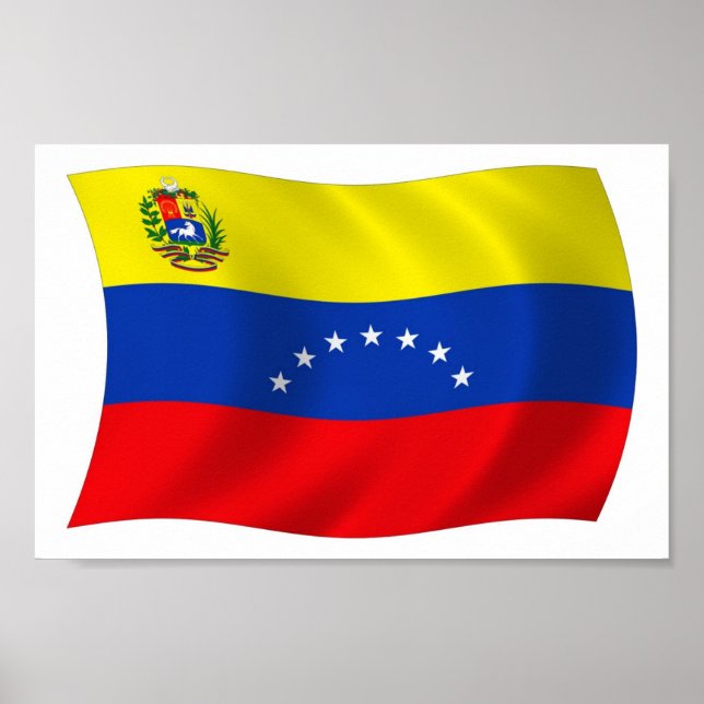 Venezuelas flagga Postertryck Poster (Framsidan)