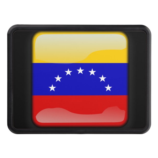 Venezuelas flagga skydd för dragkrok (Framsidan)