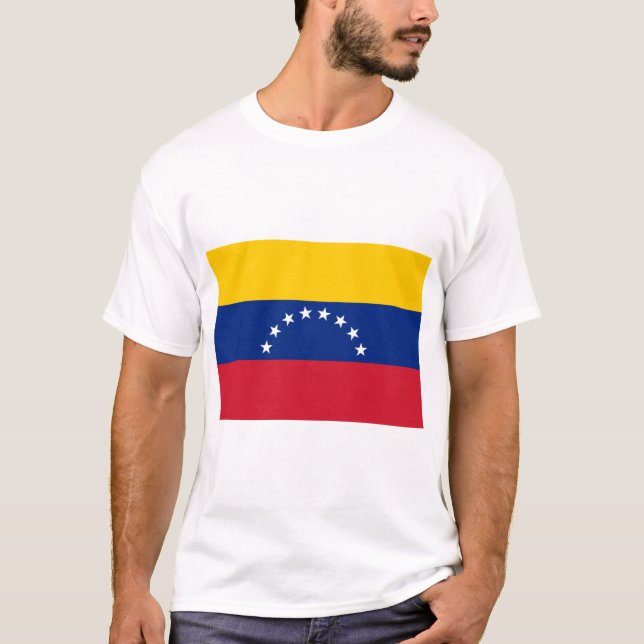Venezuelas Flagga T Shirt (Framsida)