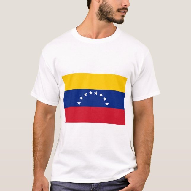 Venezuelas flagga t shirt (Framsida)