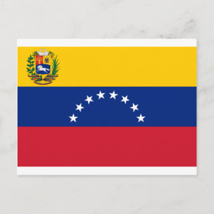Venezuelas Flagga - Venezuelas Flagga - Bandera Vykort