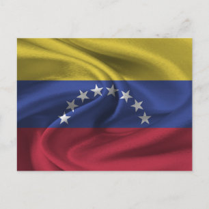 Venezuelas flagga vykort