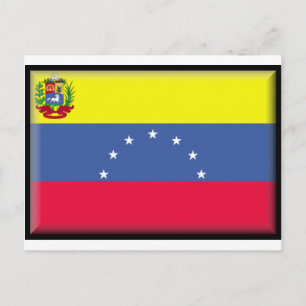 Venezuelas flagga vykort