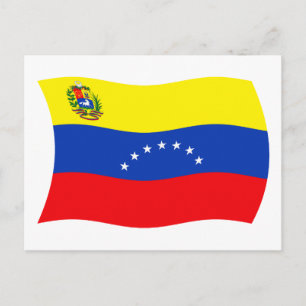 Venezuelas flagga vykort
