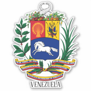 Venezuelas Jacka i Arm Patriotic Klistermärken