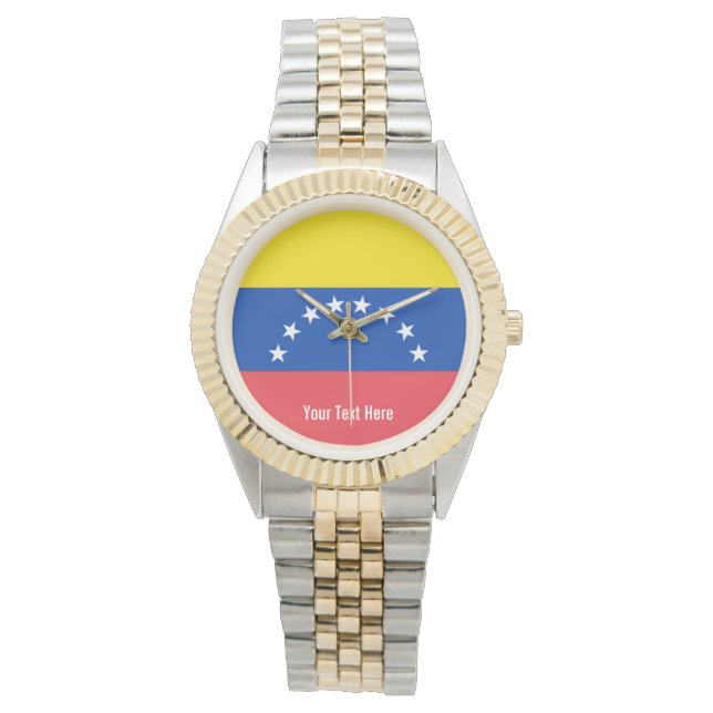 Venezuelas nationella flagga armbandsur (Framsida)