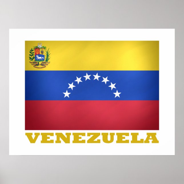 Venezuelas nationella Flagga Poster (Framsidan)