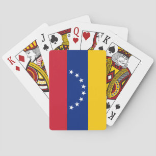 Venezuelas (Venezuelas) Flagga Spelkort