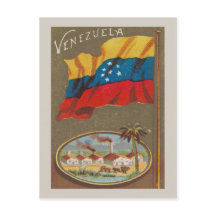 Venezuelas vintage med flagga