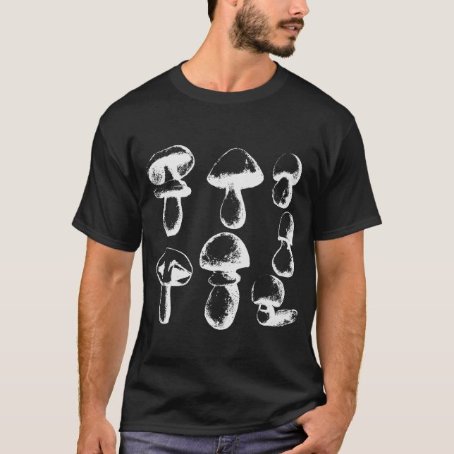 Venga Vintage Mushroom T Shirt (Framsida)