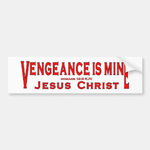 Vengeance är min bildekal