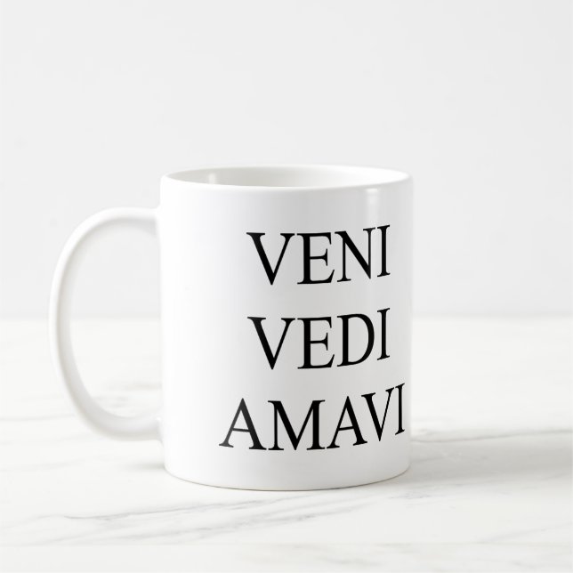 Veni Vidi Amavi Kaffemugg (Vänster)