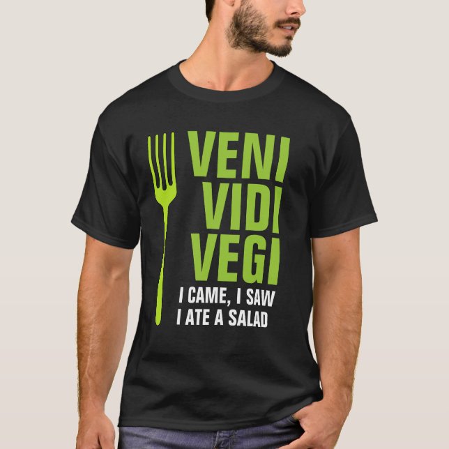 Veni Vidi, Vegi T Shirt (Framsida)