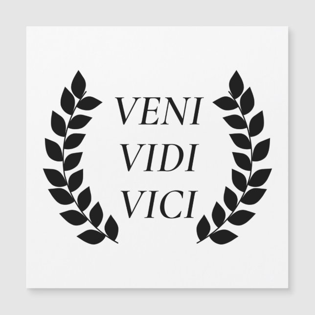Veni Vidi Vici (Framsida)
